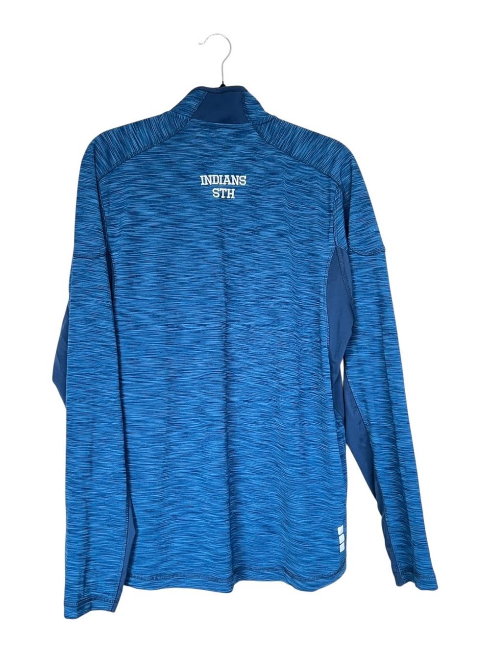 Elevate Men's Blue Quarter-Zip Performance Pullover with C Logo Size L - Picture 3 of 4
